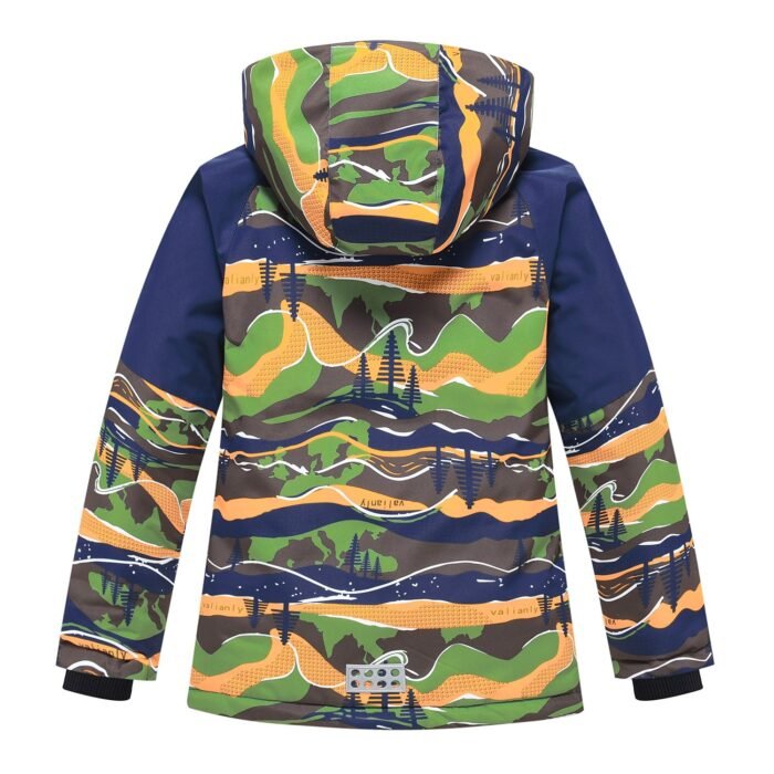 Mėlynas 2 dalių Valianly žieminis kombinezonas 140-170 - Image 3