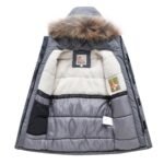 Valianly tamsiai mėlyna žieminė striukė/paltas berniukui 9331_116-146 - Image 3