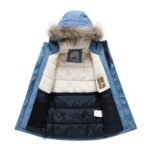Valianly šviesiai mėlyna žieminė striukė/paltas berniukui 9339_128-158 - Image 3