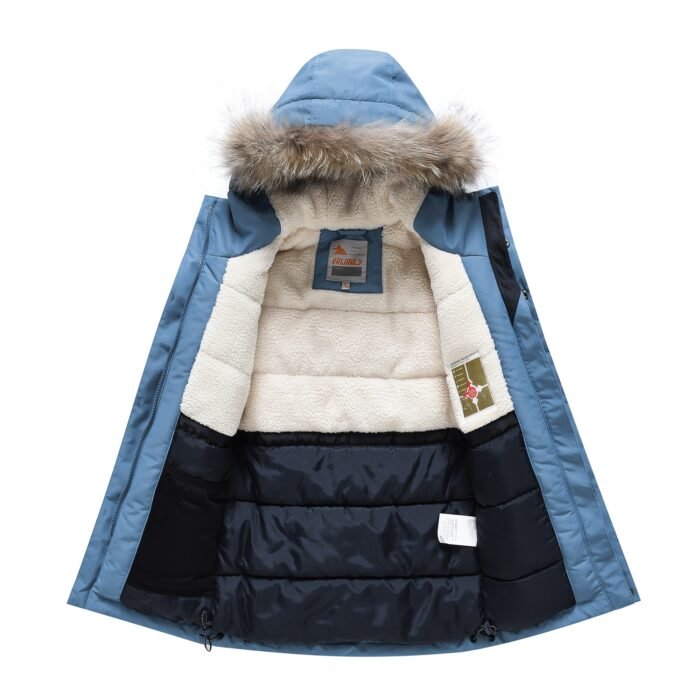 Valianly šviesiai mėlyna žieminė striukė/paltas berniukui 9339_128-158 - Image 3