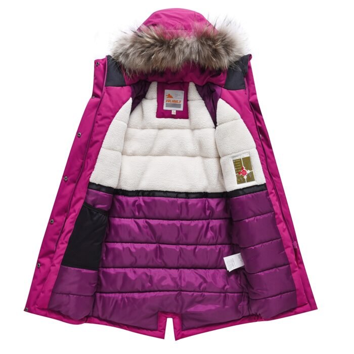 Valianly žalia žieminė striukė/paltas mergaitei 9340_128-158 - Image 2