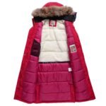 Valianly juoda žieminė striukė/paltas mergaitei 9344_140-170 - Image 2