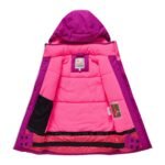 2 dalių tamsiai rožinis Valianly žieminis kombinezonas 140-170 - Image 11