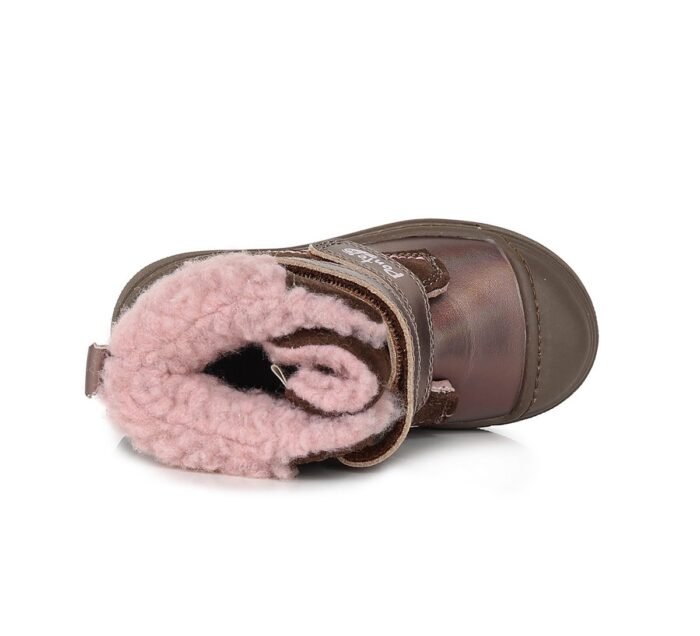 Rudi batai su dirbtinio kailio pamušalu 22-27 d. DA07-3-913C - Image 4