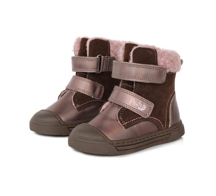 Rudi batai su dirbtinio kailio pamušalu 22-27 d. DA07-3-913C - Image 6