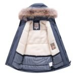 Valianly tamsiai mėlyna žieminė striukė/paltas berniukui 9235_116-146 - Image 2