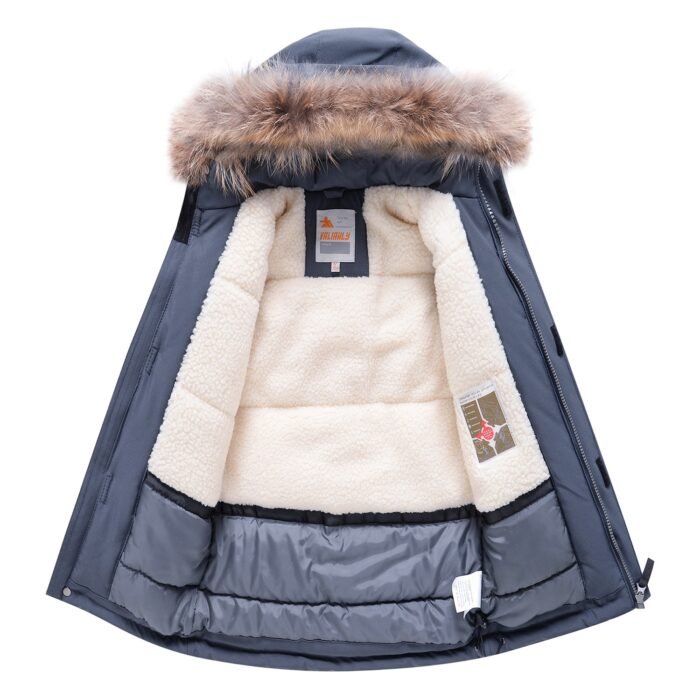 Valianly tamsiai mėlyna žieminė striukė/paltas berniukui 9235_116-146 - Image 2