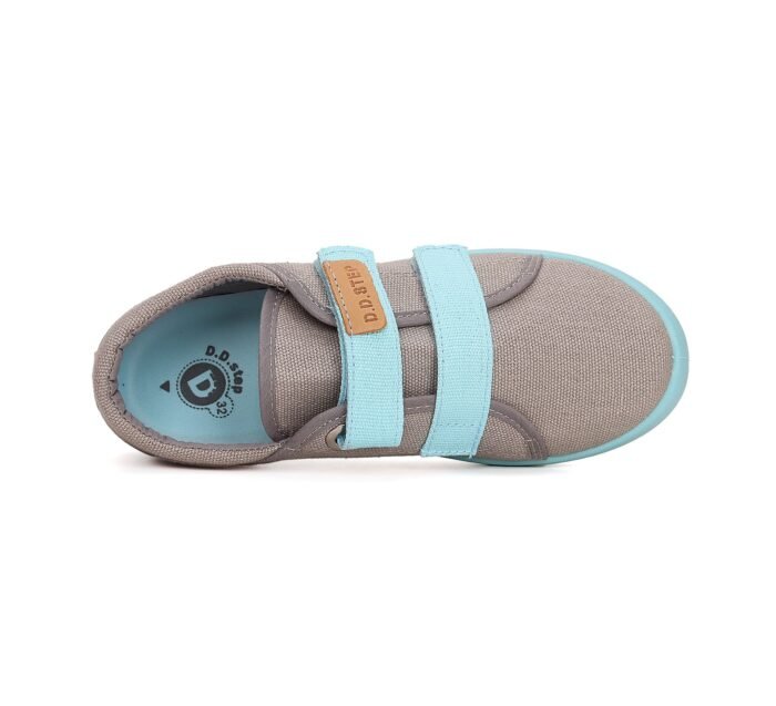 Pilki canvas batai 32-37 d. CSB-41922L - Image 4