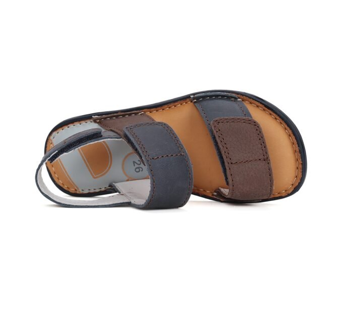 Tamsiai mėlynos barefoot basutės 26-31 d. G076-41539BM - Image 4