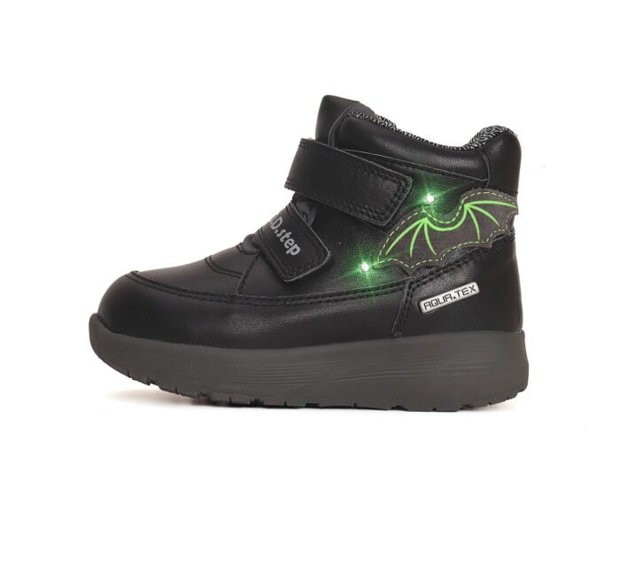 LED juodi vandeniui atsparūs batai 22-27 d. P083-42246A - Image 7