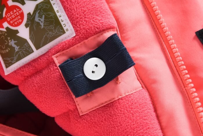 Vientisas rožinis žieminis VALIANLY kombinezonas 128-158 - Image 5