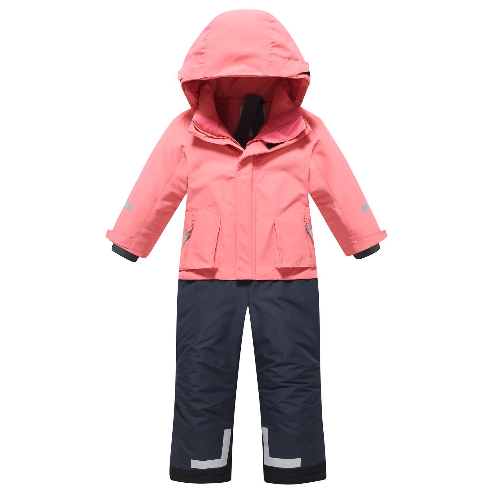 img-p-4-2-6-6-1-42661 Vientisas rožinis žieminis VALIANLY kombinezonas 128-158 - Image 1