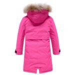 Valianly rožinė žieminė striukė/paltas mergaitei 9444_128-158 - Image 2