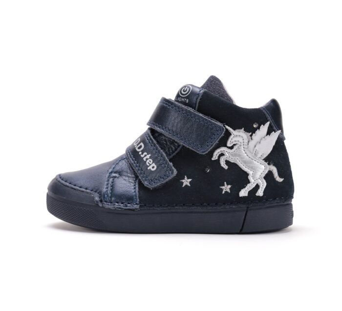 Tamsiai mėlyni LED batai 25-30 d. A068-52459M - Image 2