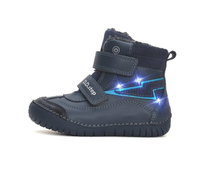 LED Batai su dirbtinio kailio pamušalu 25-30 d. W050-42707M - Image 2