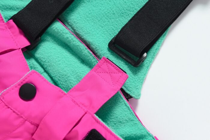 Rožinis 2 dalių Valianly žieminis kombinezonas 116-128 - Image 7