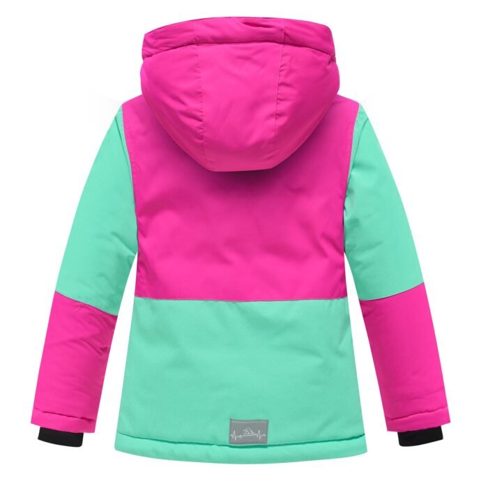 Rožinis 2 dalių Valianly žieminis kombinezonas 116-128 - Image 3