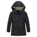 Valianly juoda žieminė striukė/paltas berniukui 9533_140-170