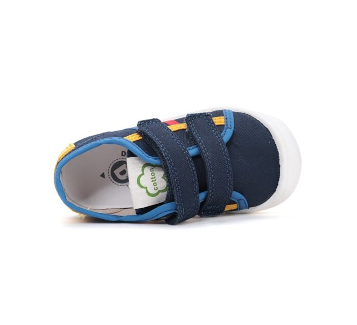 Tamsiai mėlyni canvas batai 22-27 d. C100-61143B - Image 4